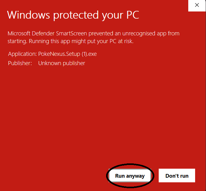 windows defender run